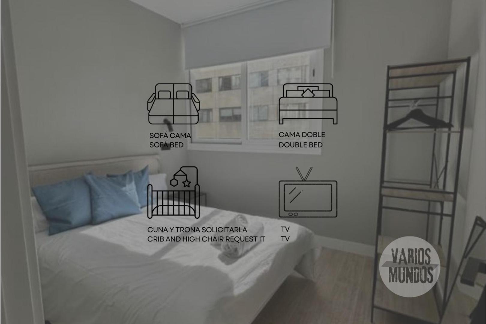 Central Apt De 2Hab Para 5Pax En Calle Silva E2 마드리드 외부 사진